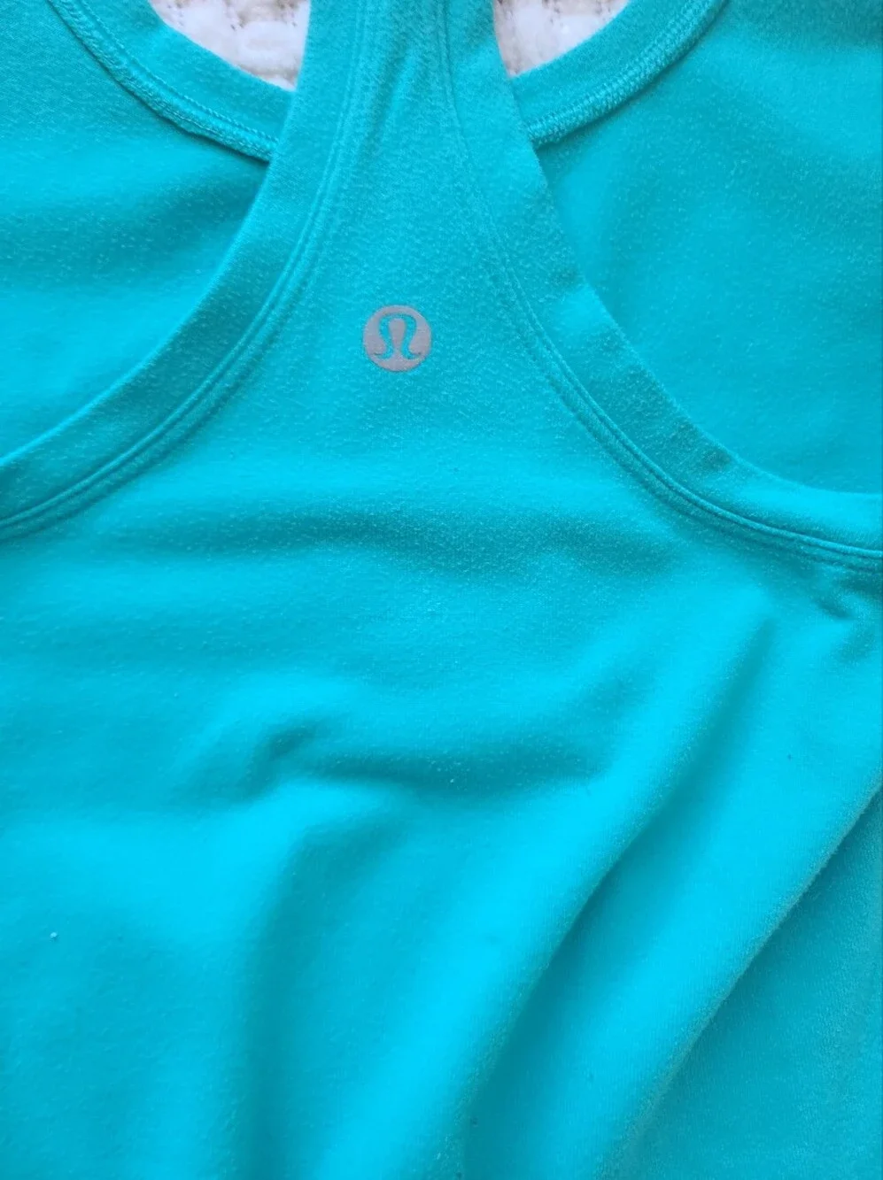 Lululemon Women's Racerback Tank Top in Teal Size 4